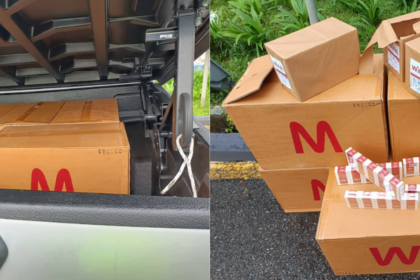 Polis Marin Miri Rampas Rokok Seludup Bernilai RM246,000, Lelaki 60 Tahun Ditahan