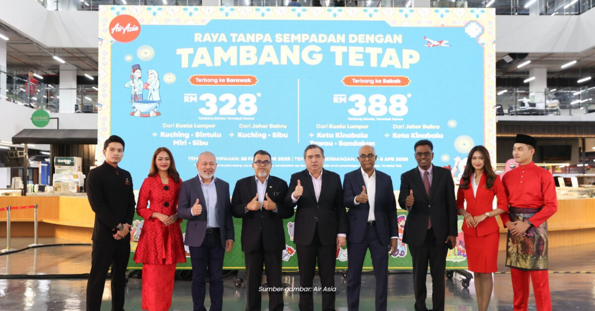 Kerajaan Tetapkan Harga Siling Tiket Penerbangan Balik Raya Ke Sabah Sarawak