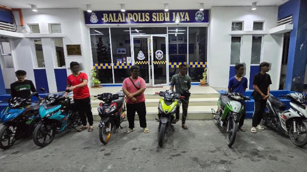 Polis Sibu Gempur Samseng Jalanan, Seorang Remaja 17 Tahun Ditahan