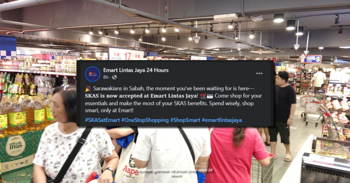 Untuk Sarawakian Di Sabah, Anda Boleh Guna Bantuan SKAS Di Emart Lintas Jaya