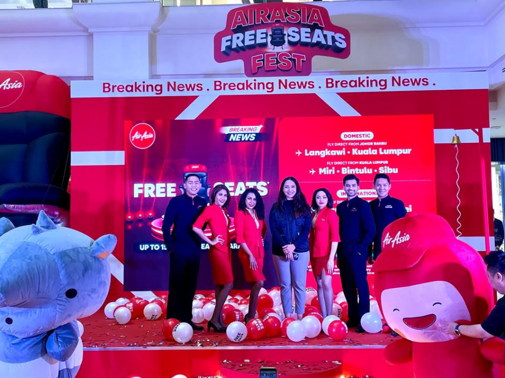 AirAsia Kembali Dengan Kempen Tempat Duduk Percuma Termasuk Ke Sabah Sarawak 