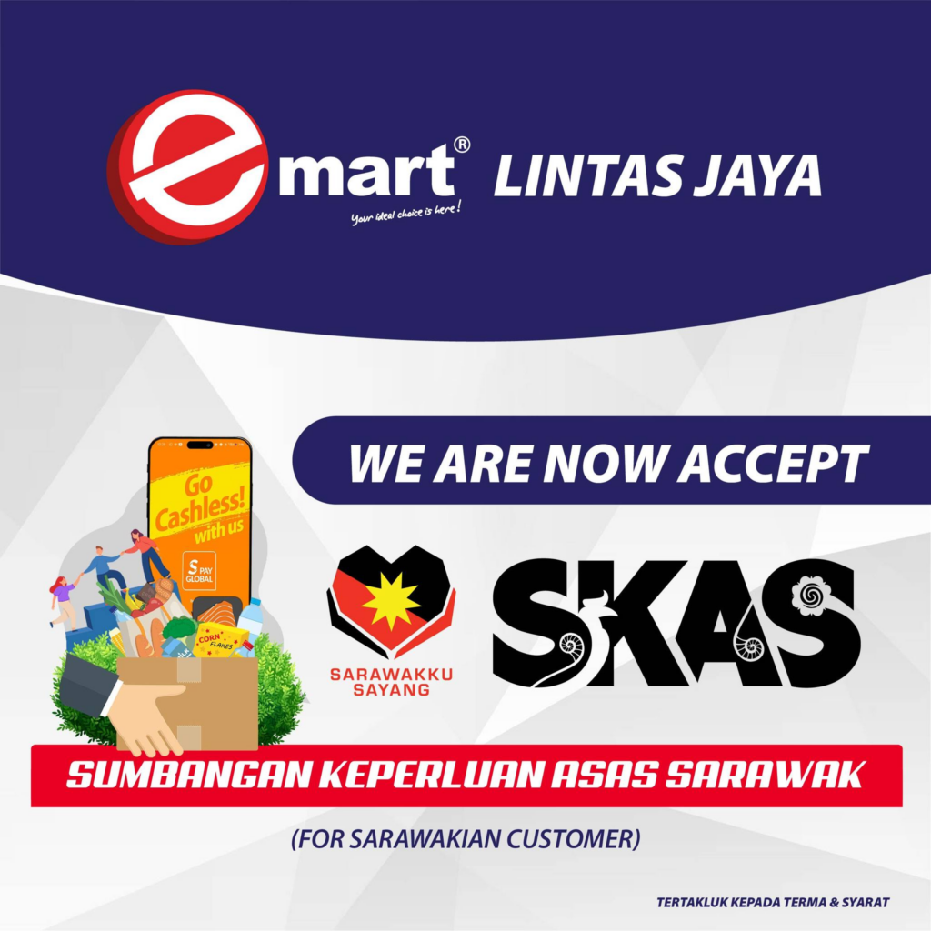 Untuk Sarawakian Di Sabah, Anda Boleh Guna Bantuan SKAS Di Emart Lintas Jaya