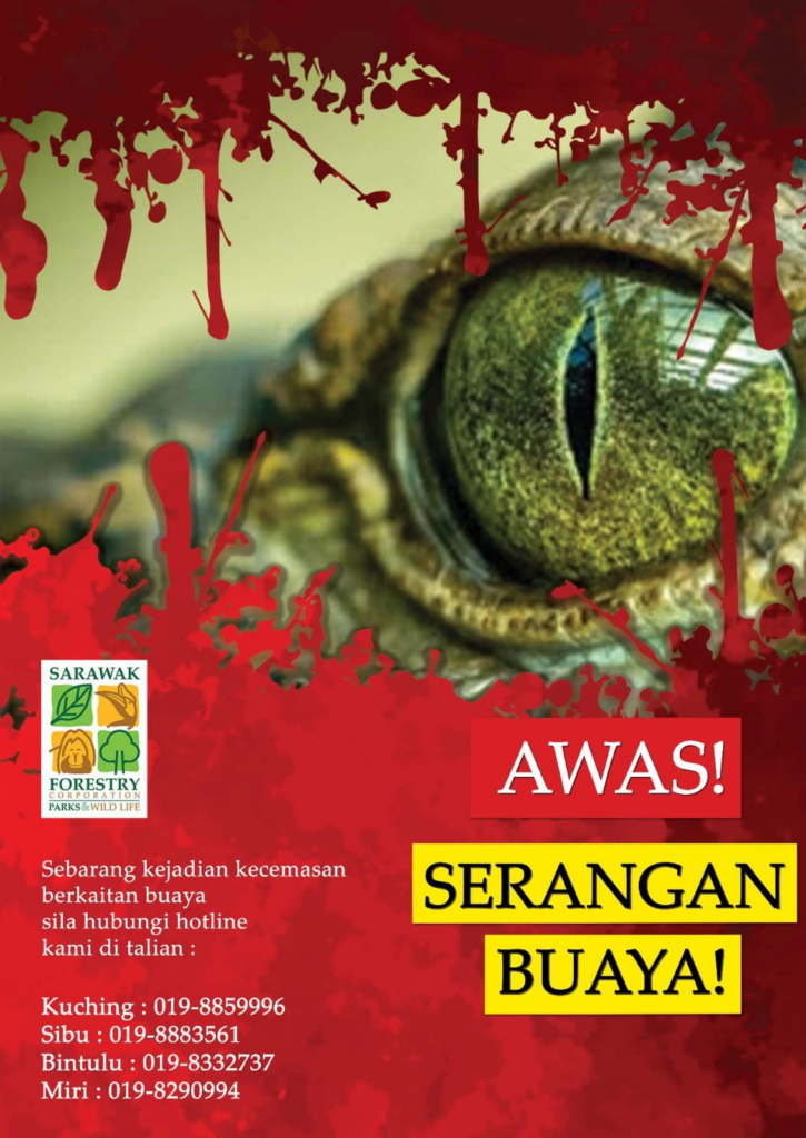 SFC Keluar Amaran Berjaga-Jaga Dengan Ancaman Buaya Ketika Banjir Di Sarawak