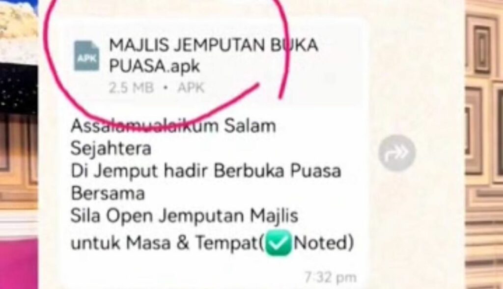 Taktik Terbaru Scammer Guna Jemputan Berbuka Puasa, Elak Klik Pautan APK