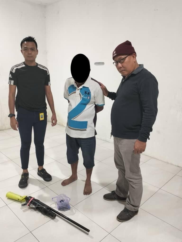 Lepaskan Tembakan Dengan Senapang Angin Buatan Sendiri, Lelaki 56 Tahun Ditahan Di Mukah