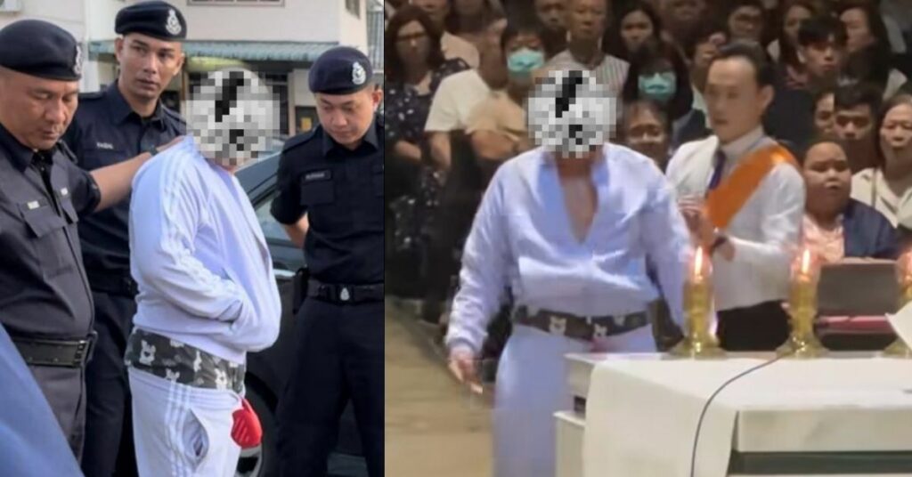 Tular Polis Tahan Lelaki Mengamuk Lempar Botol Arak Di Katedral St Joseph Kuching