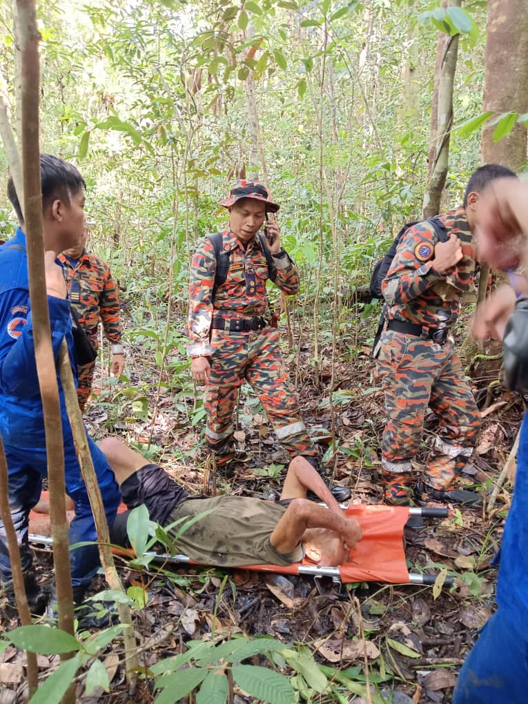 Warga Emas Hilang 6 Hari Ditemui Selamat, Bertahan Hanya Dengan Gula-Gula Dan Air Sungai