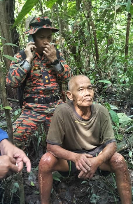 Warga Emas Hilang 6 Hari Ditemui Selamat, Bertahan Hanya Dengan Gula-Gula Dan Air Sungai