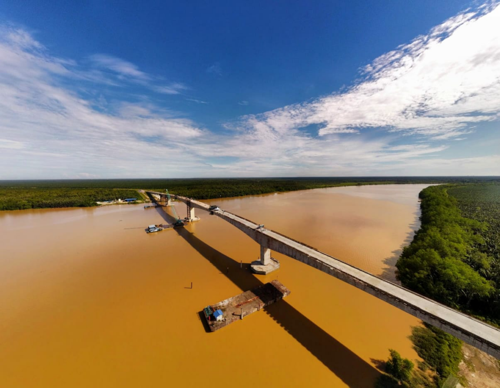 Jambatan Batang Rajang Dibuka Sementara Sempena Raya, Sarikei Ke Tanjung Manis Hanya 45 Minit