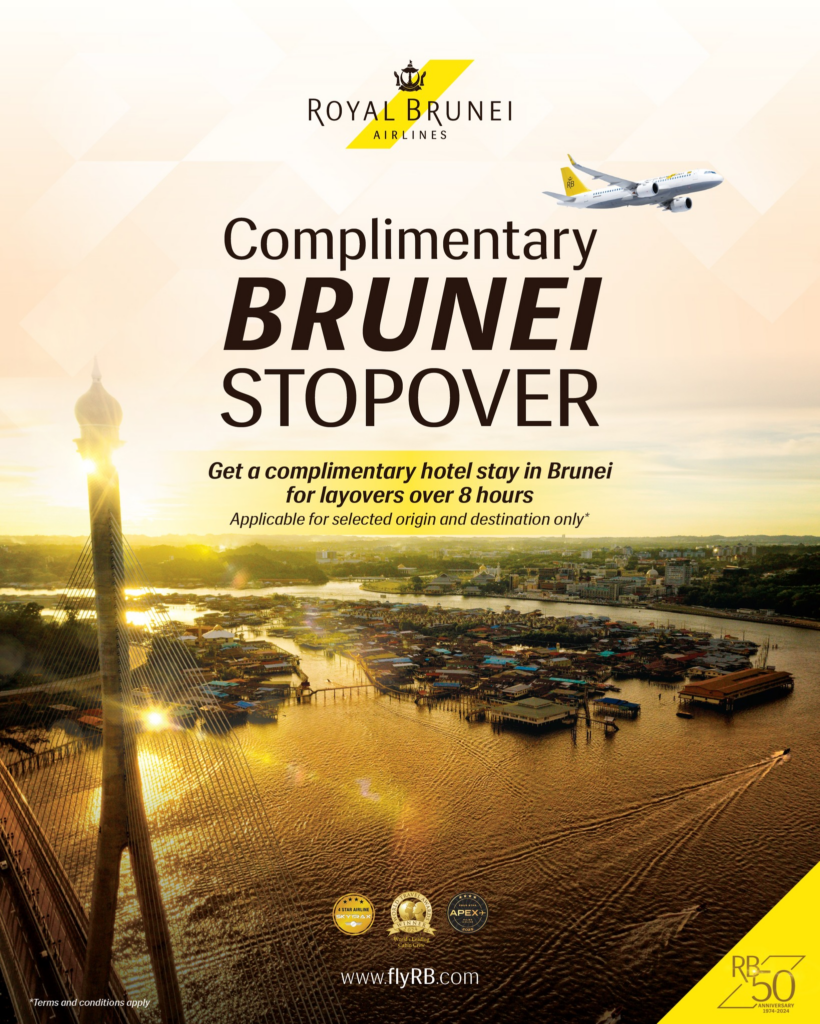 Royal Brunei Airlines Tawar Penginapan Hotel Percuma Untuk Anda Yang Transit Di Brunei