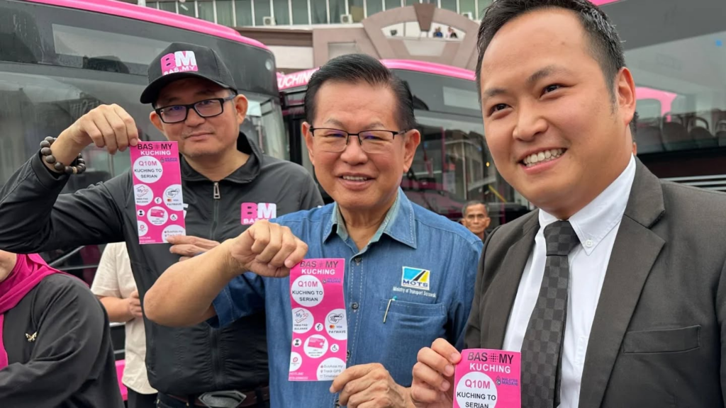 Anda Boleh Daftar Kad Perjalanan Bulan Tanpa Had BAS.MY Kuching Mulai Minggu Depan