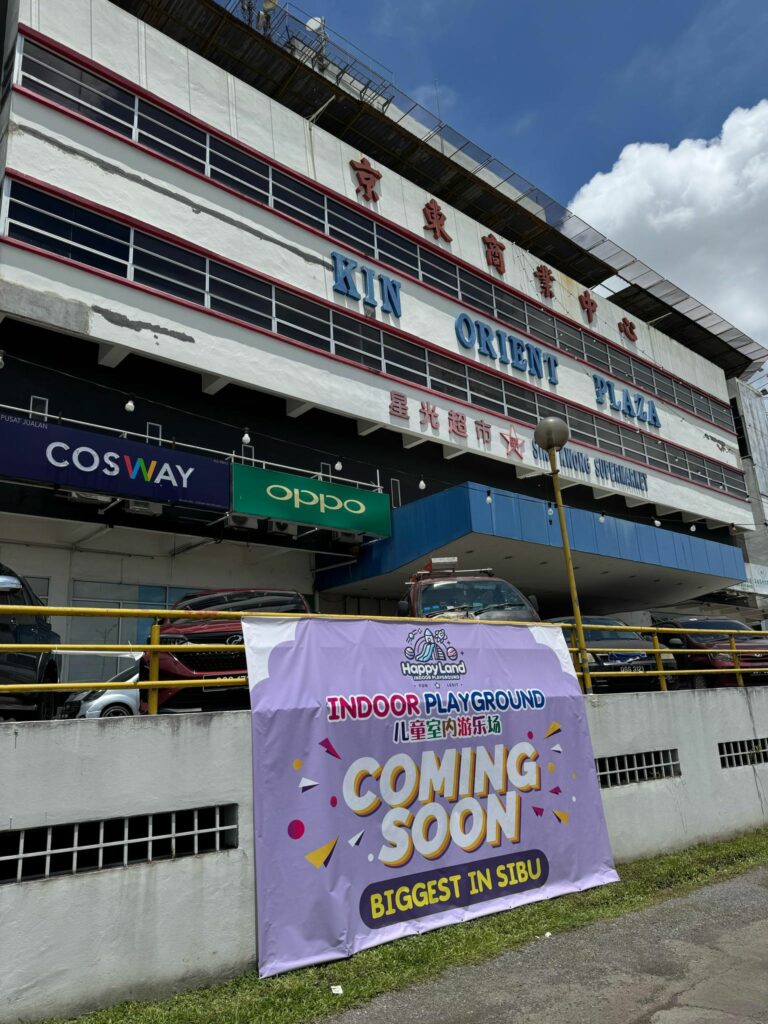 Taman Permainan Indoor Terbesar Di Sibu Ini Bakal Dibuka Di Kin Orient Plaza
