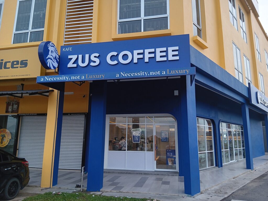 ZUS Coffee Cawangan Sri Aman Sudah Dibuka