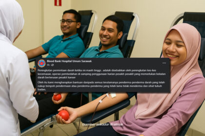 Bekalan Darah Semakin Kritikal, Hospital Umum Sarawak Seru Bantuan Derma Darah