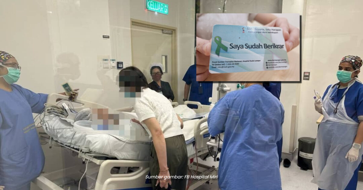 Hospital Miri Kongsi Kisah Pengikrar Penderma Organ Ini Raih Sebak Netizen
