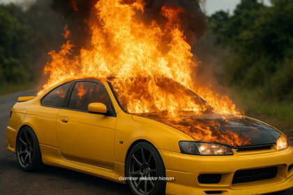 Kereta Senang Terbakar Akibat Ubah Suai Pendawaian, Amaran JBPM Sarawak
