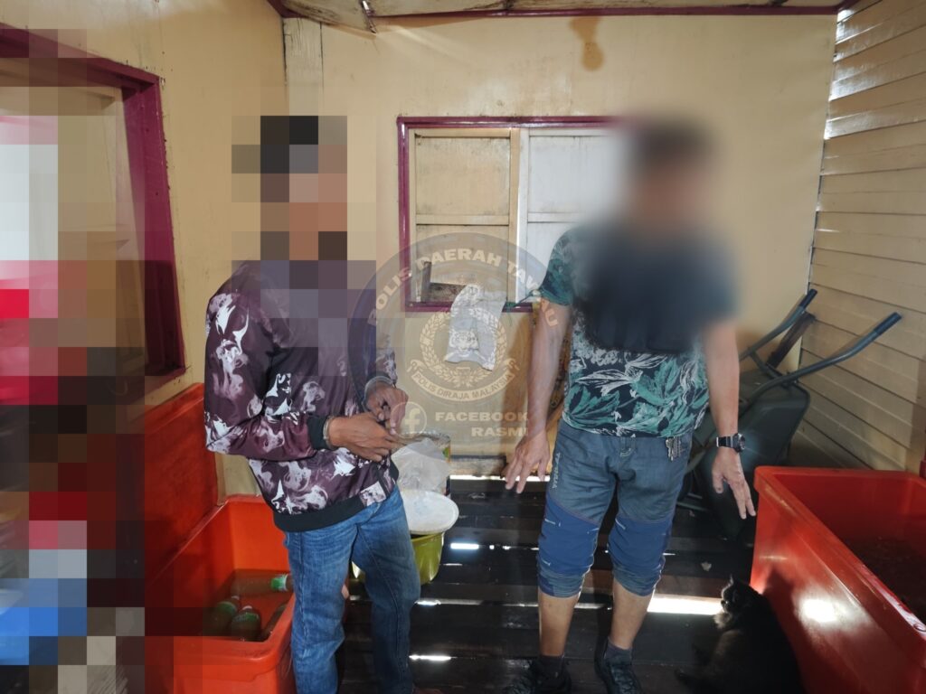 Lelaki Ditahan Miliki 7 Kilogram Serbuk Daun Dan Air Ketum Di Tawau