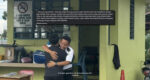 Netizen Tersentuh, Pelajar SPM Di Miri Salam Dan Berpelukan Dengan Guard Sekolah