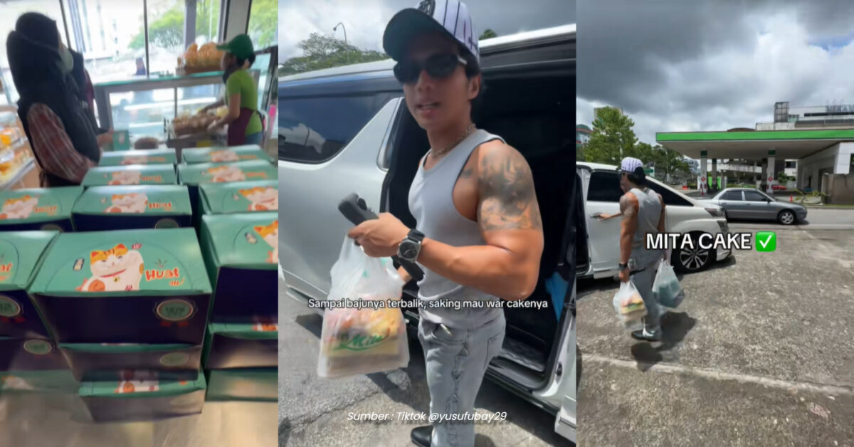 Sampai Terbalik Baju Ubay, Vokalis Nidji Borong Kek Mita Tarik Perhatian Netizen