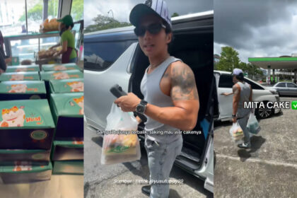 Sampai Terbalik Baju Ubay, Vokalis Nidji Borong Kek Mita Tarik Perhatian Netizen