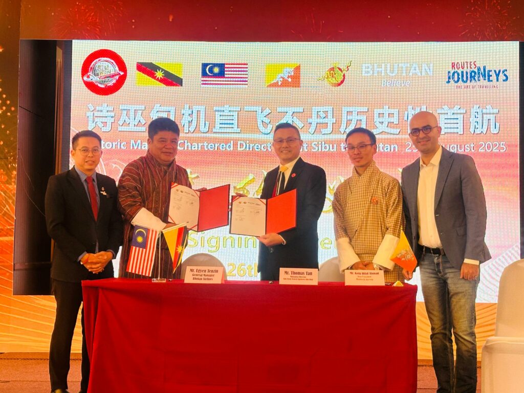 Penerbangan Terus Antarabangsa Baharu Sibu-Bhutan Bakal Lancar Ogos 2025