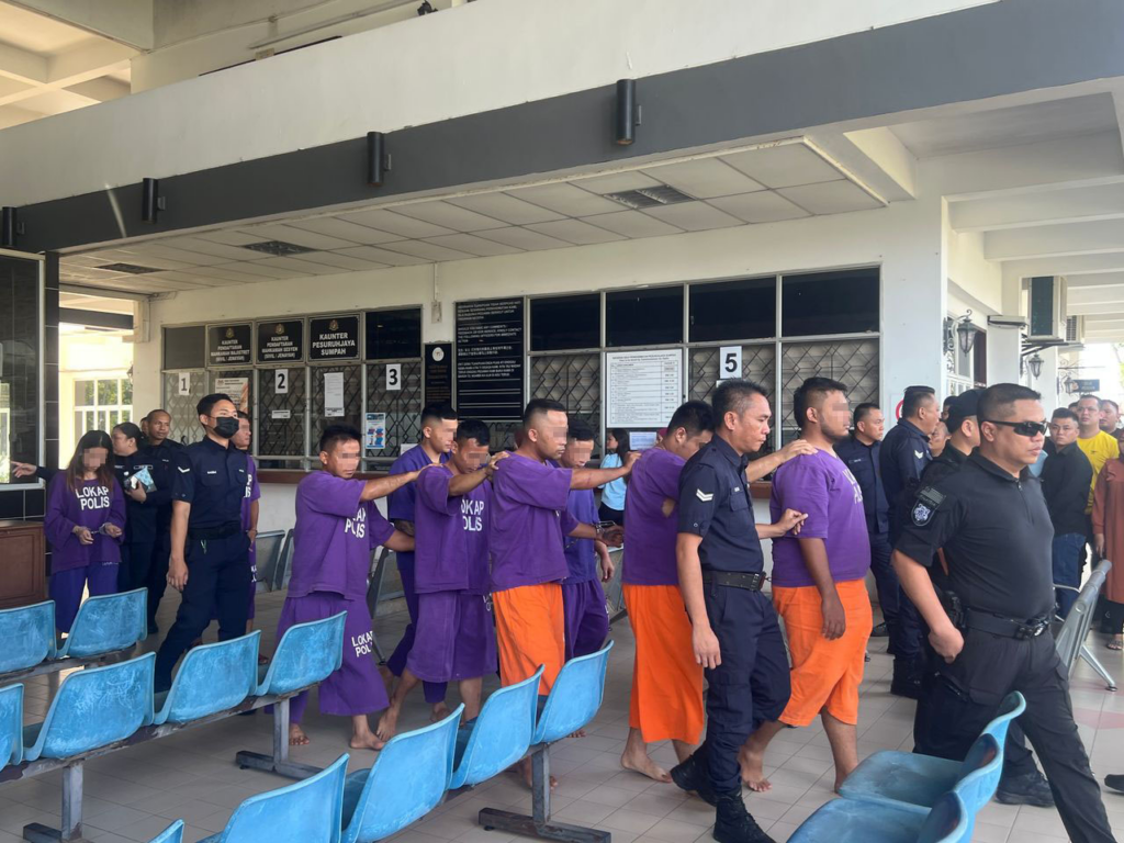 8 Suspek Pergaduhan Maut Di Bintulu Direman, Polis Masih Buru Suspek Lain
