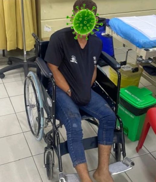 Padah Lari Dari Polis, Lelaki Patah Kedua-Dua Kaki Selepas Terjun Dari Tingkat Tiga