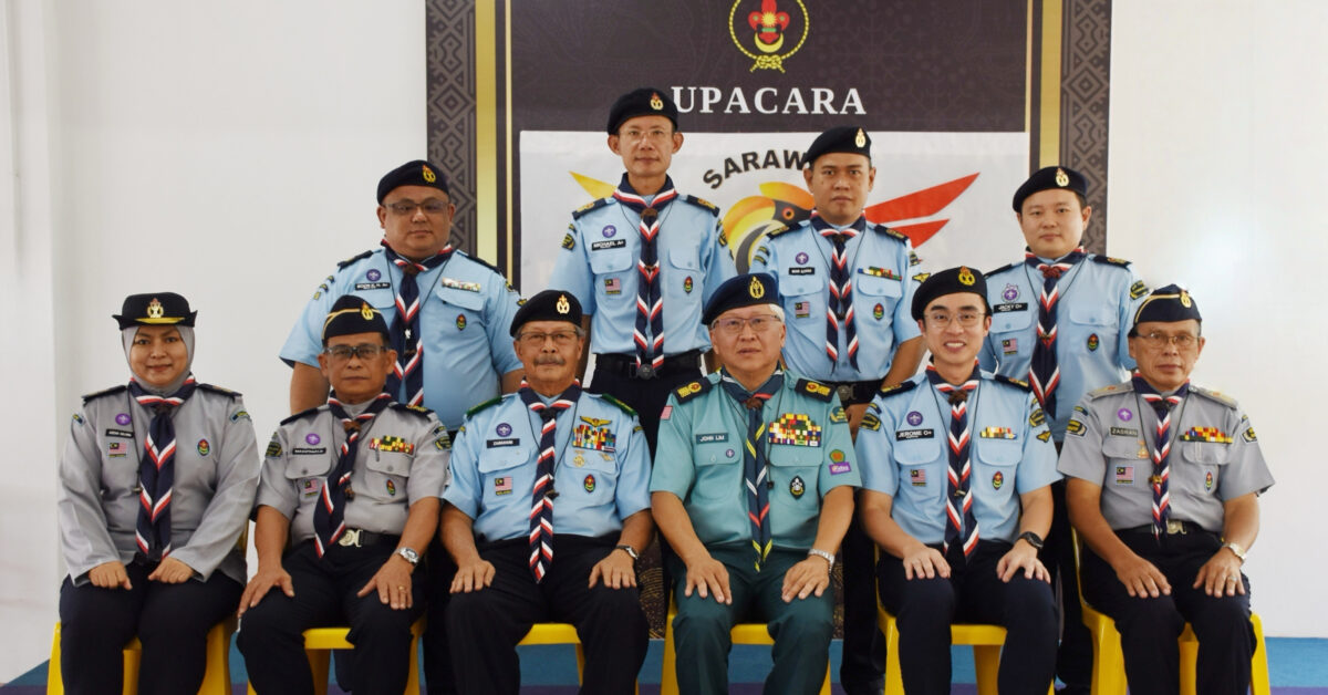 36 Air Scout Sarawak Terima Anugerah Lencana Full Wing