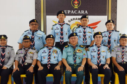 36 Air Scout Sarawak Terima Anugerah Lencana Full Wing