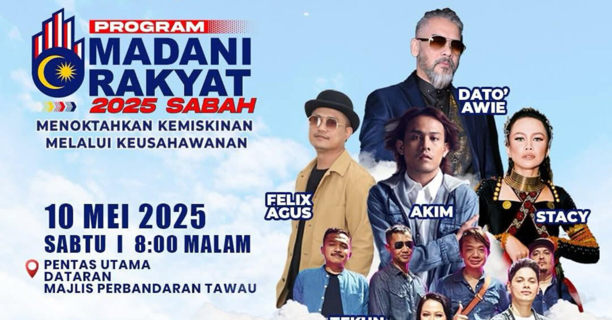 Konsert Mega Tawau Bakal Gegarkan Sabah Dengan Gandingan Hiburan dan Keusahawanan