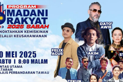 Konsert Mega Tawau Bakal Gegarkan Sabah Dengan Gandingan Hiburan dan Keusahawanan