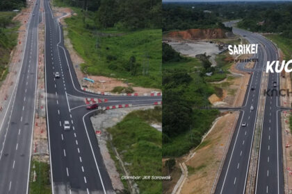 Laluan Empat Lorong Baharu Di Pekan Jakar Kini Dibuka