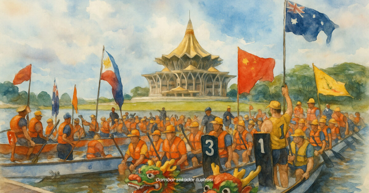 Lawas Jadi Tuan Rumah International Dragon Boat Festival 2025 Pada 22–25 Mei Ini