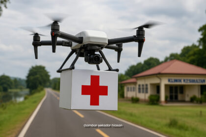 MCMC Lancar Projek Penghantaran Ubat Guna Dron Bersama KKM Di Kawasan Pedalaman Sabah