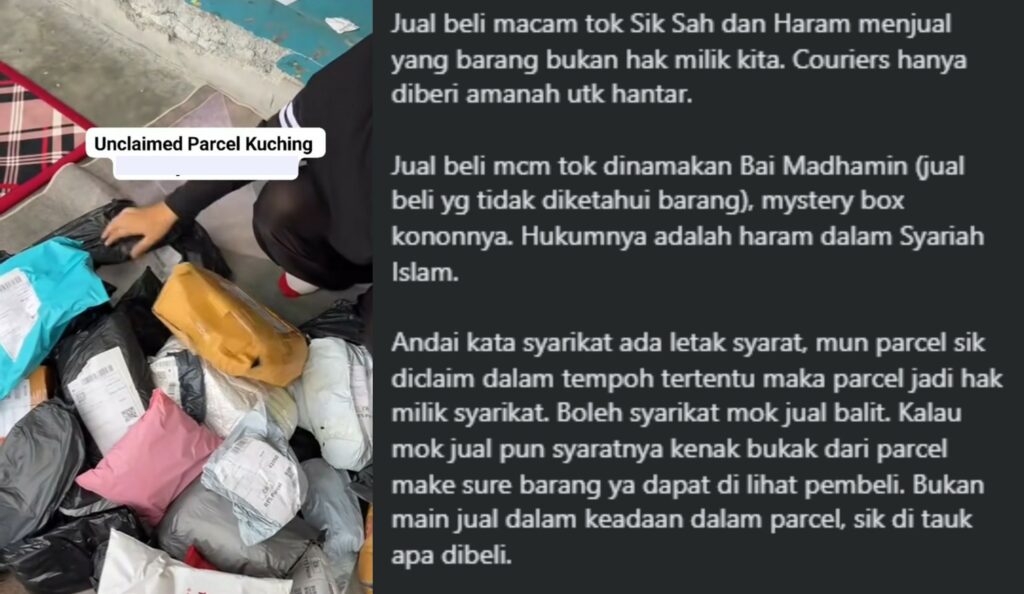 Netizen Kecam Jualan Bungkusan Tak Dituntut Di Kuching, Ini Penjelasan Si Penjual