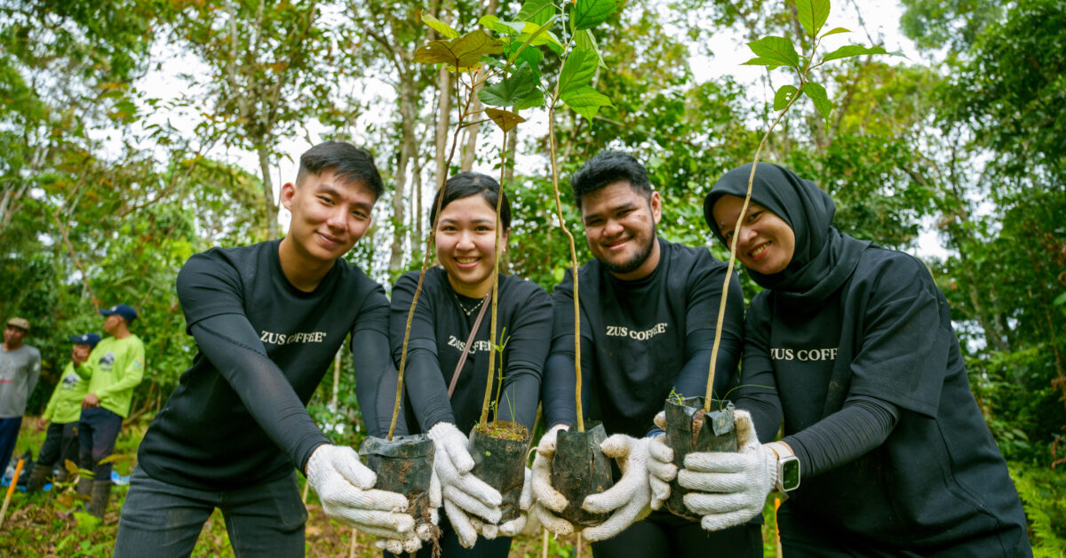 ZUS Coffee Bekerjasama Dengan APE Malaysia, Hijaukan Semula Kinabatangan dengan 5K Pokok Tempatan