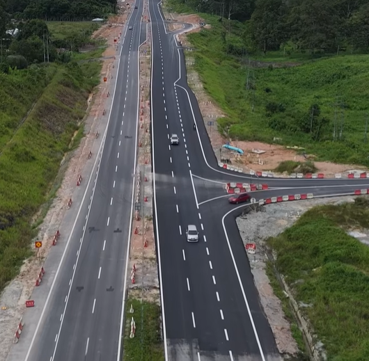 Laluan Empat Lorong Baharu Di Pekan Jakar Kini Dibuka