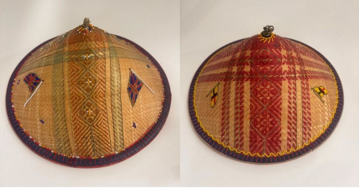 Parang Pemburu Kepala dan Topi Matahari Lun Bawang Kini Dipamerkan Di Muzium Sarawak