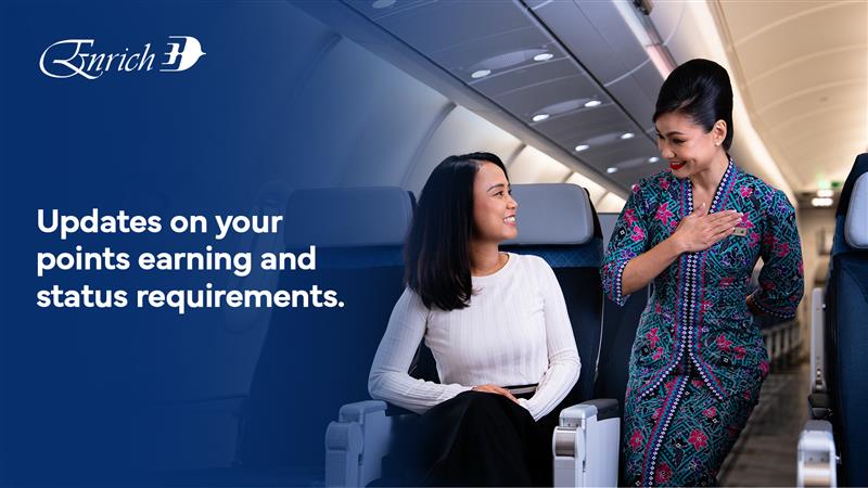 Malaysia Airlines Rombak Struktur Program Enrich Mulai 2026
