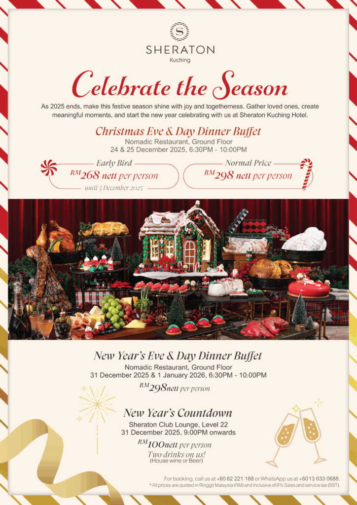 Sheraton Kuching Lancar Pakej Krismas 'The Whimsical Wonderland'