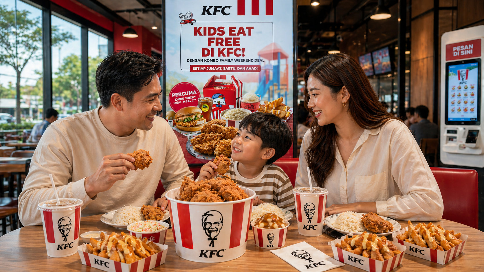 Ini Cara Mudah Bonding Dengan Anak Anda di Meja Makan Hujung Minggu Ini